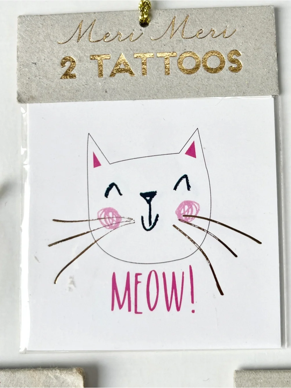 Meri Meri Temporary Tattoos - Pack of 5 (10 total tattoos)